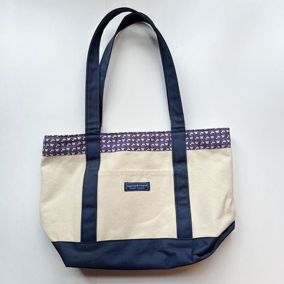 Vineyard Vines Custom Collection Washington Huskies Canvas Tote Bag Purse NEW‎ - Picture 1 of 6